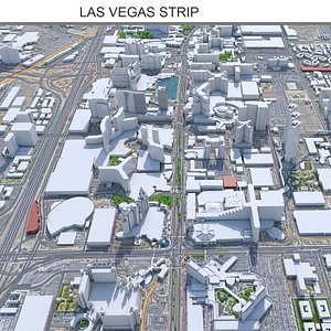 Las Vegas Strip Nevada USA model