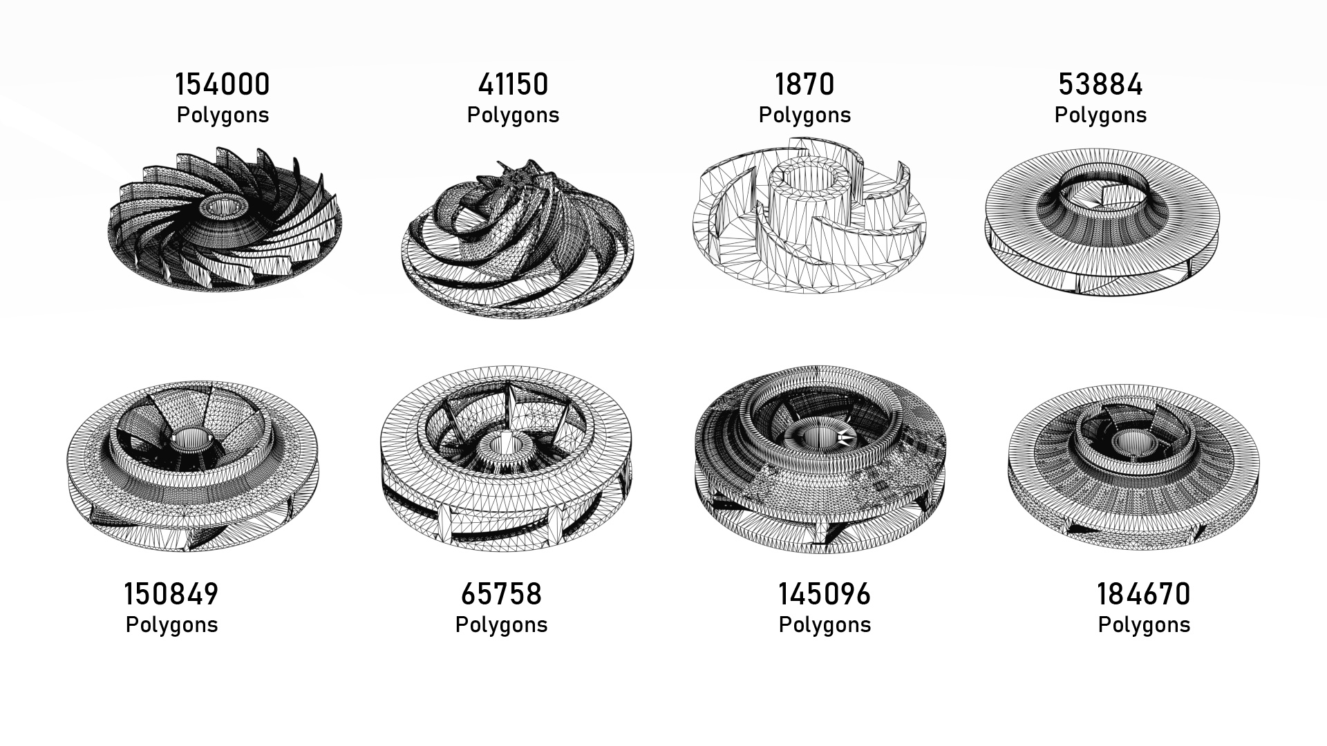 Impellers pack 3D TurboSquid 1773249