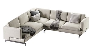 Natuzzi Italia Jeremy Sectional 3D