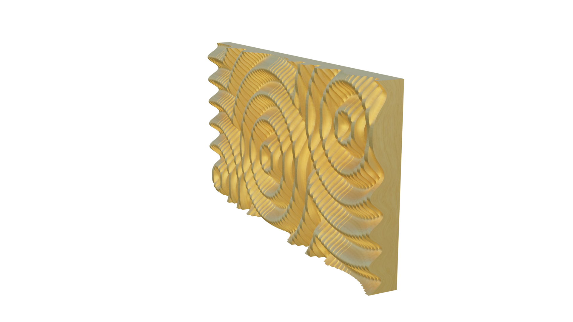 3D Model Parametric Ripples Wooden Wall 01 - TurboSquid 2195115