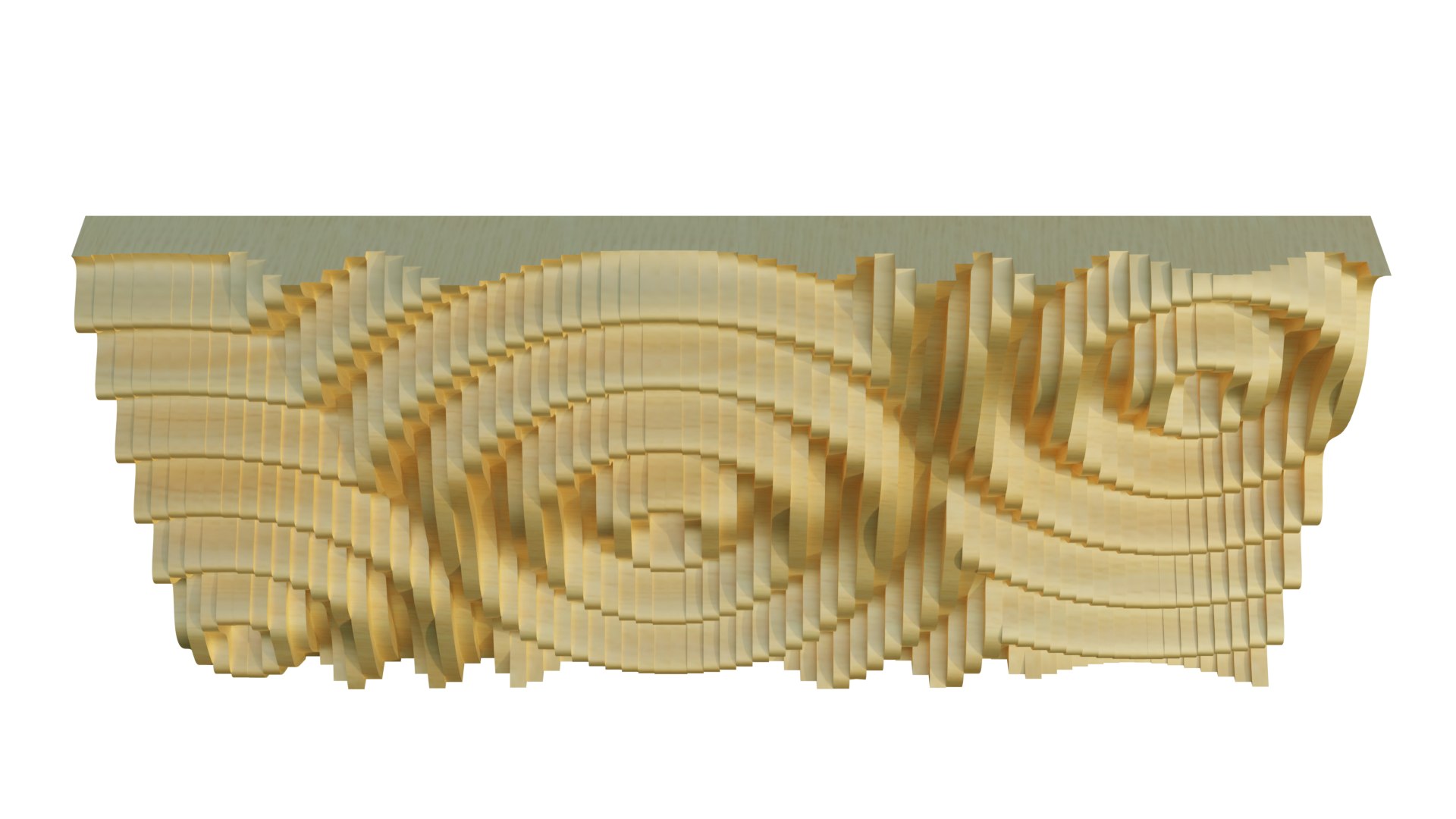 3D Model Parametric Ripples Wooden Wall 01 - TurboSquid 2195115