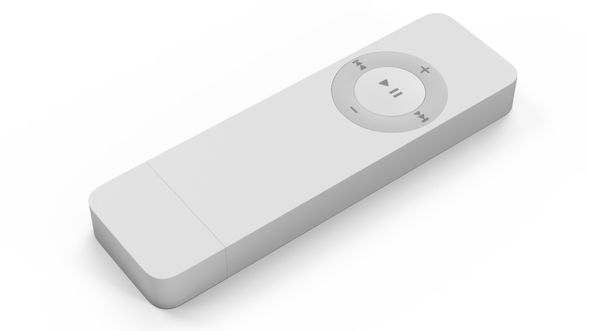 Apple iPod Shuffle with Docking Station 3D model preview