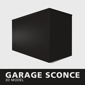 3D garage sconce