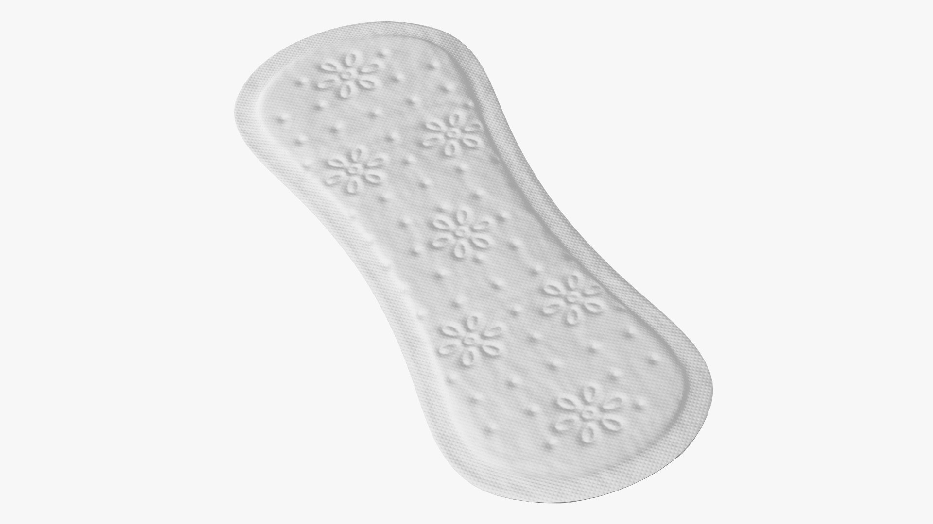 Sanitary Napkin Pad 3D model preview