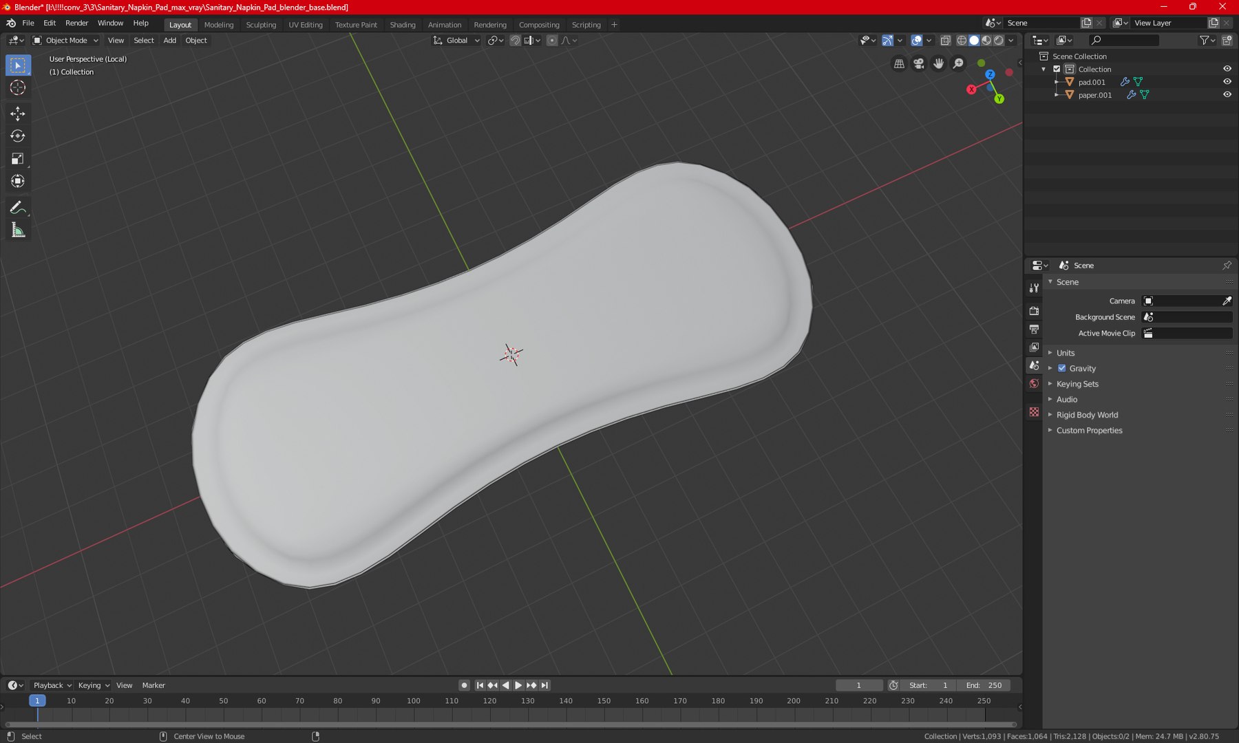 3D Sanitary Napkin Pad https://p.turbosquid.com/ts-thumb/2K/NLrdoT/mU/sanitarynapkinpadvray3dmodel020/jpg/1705049382/1920x1080/fit_q87/e01767e53ab2225c66699f3a79284dfd71bd15aa/sanitarynapkinpadvray3dmodel020.jpg