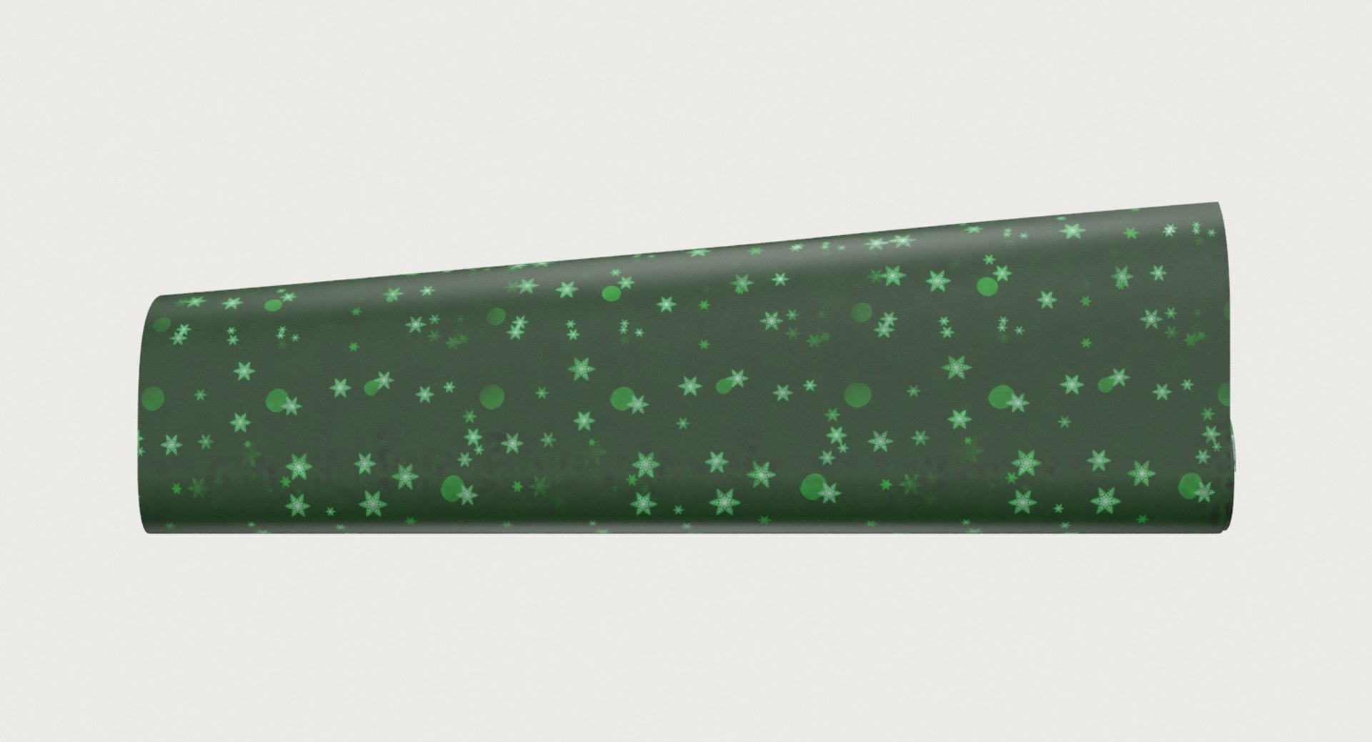 Wrapping Paper Green Unrolled 3d Max