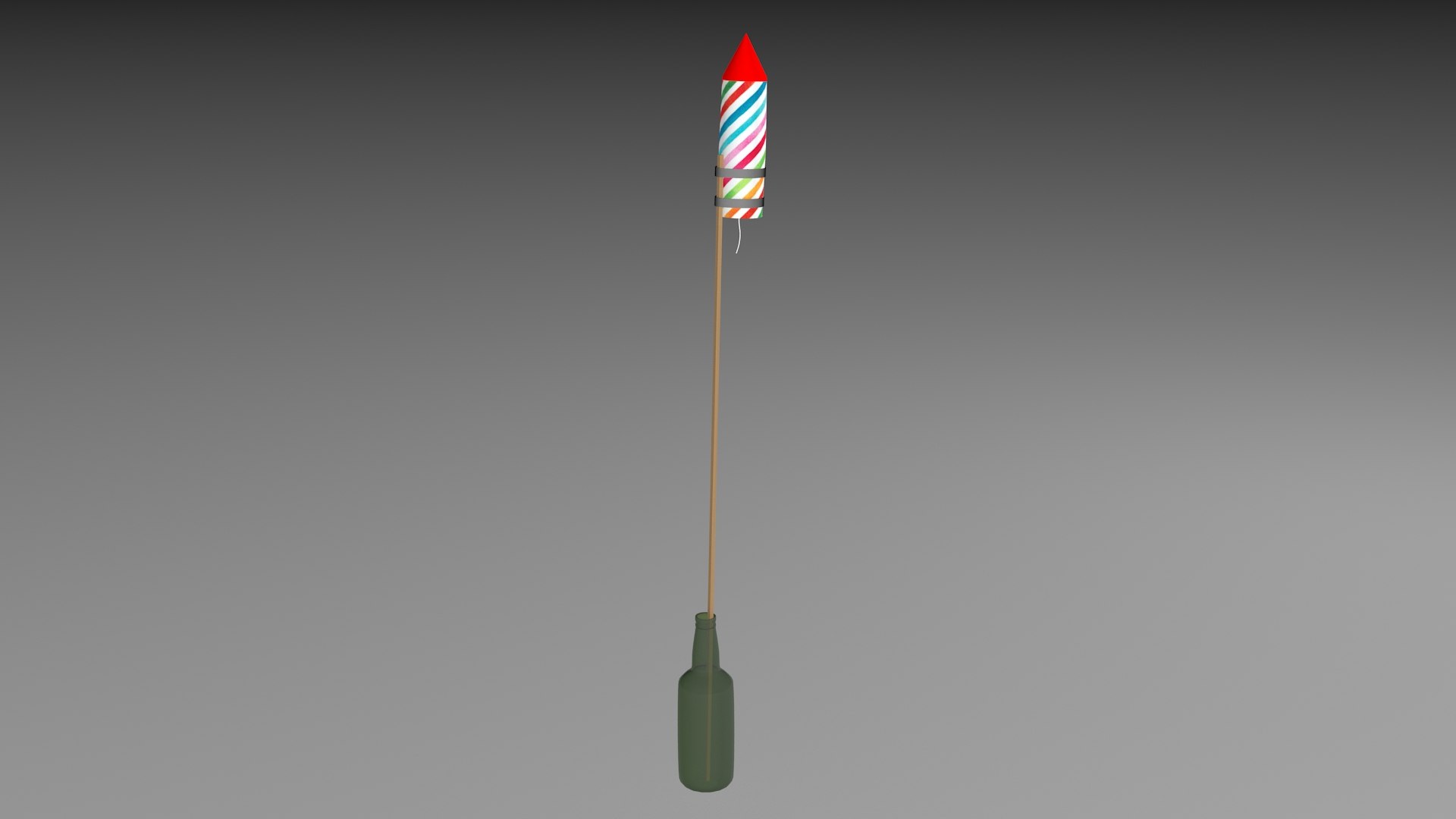 3D bottle rocket https://p.turbosquid.com/ts-thumb/2K/PaPnGQ/WVlLrnej/rocketdiffuse1/jpg/1577362233/1920x1080/fit_q87/73cc1885404a6f2a1c55e0d3425ce5cb20aec217/rocketdiffuse1.jpg