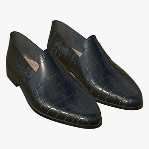 Black Leather Shoes Realistic