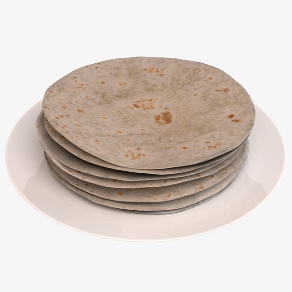 tortilla plate 3D