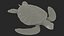 Realistic Sea Turtle Rigged for Maya