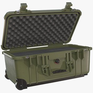 Rolling Suitcase 1510 Green with foam