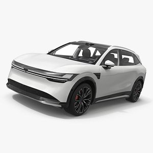 Luxury Electric Crossover White Edition
