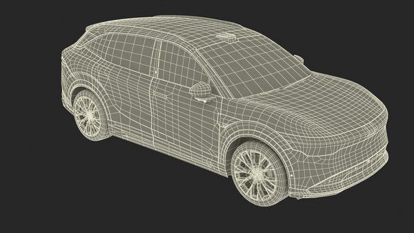 modelo 3d Crossover eléctrico de lujo edición blanca - TurboSquid 2396069