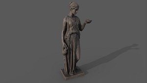 3D statue of Hebe model