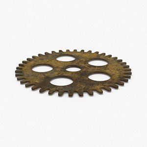 Clock Gears 01 Dirty - Gear 1
