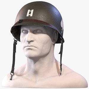 3ds max m1 helmet ww2 -