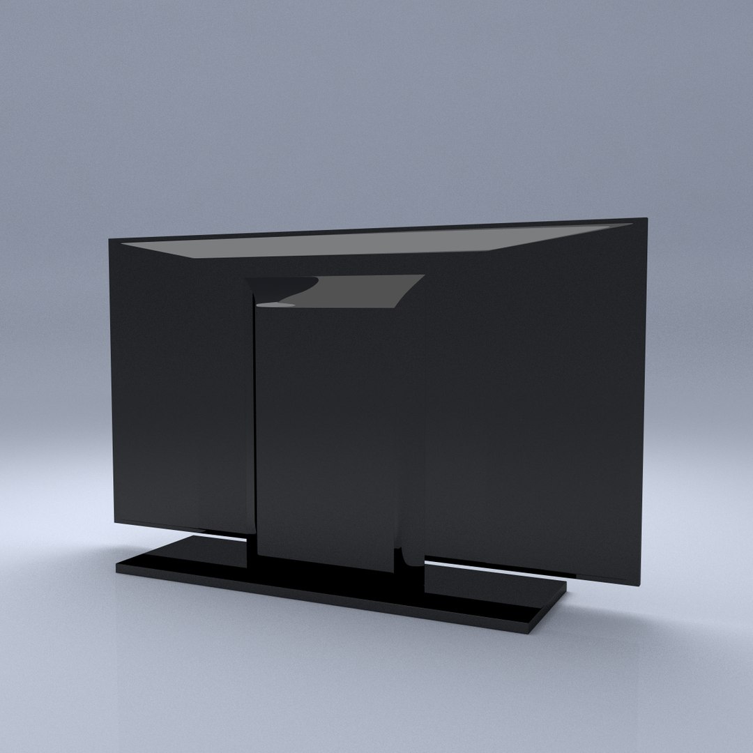 Flat Screen 3d Obj