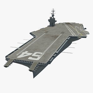 uss constellation 3d model