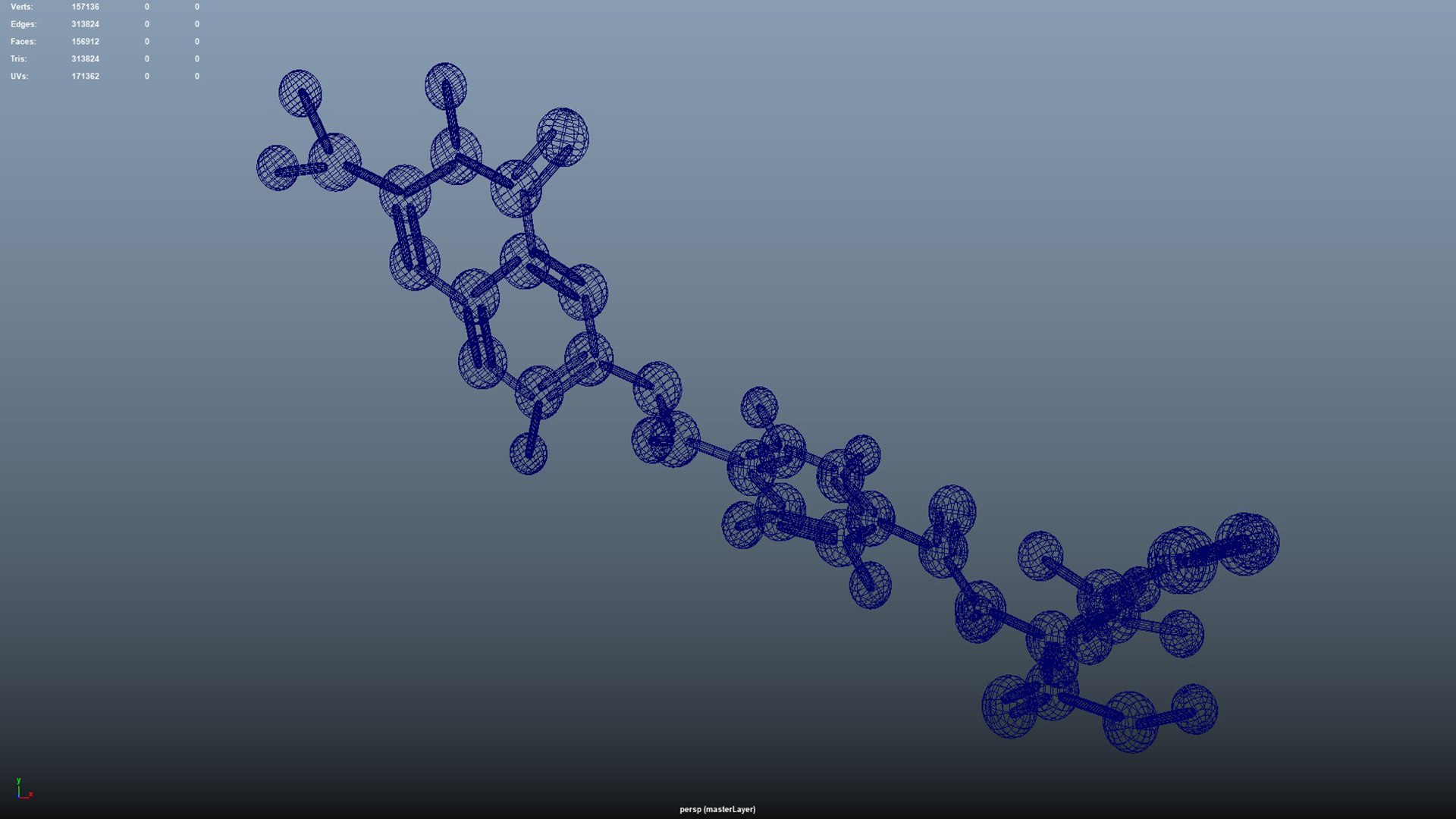 3D Vitamin B9 Molecular Structure Model - TurboSquid 2192969