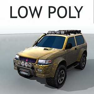 car mitsubishi challenger tuning 3d model