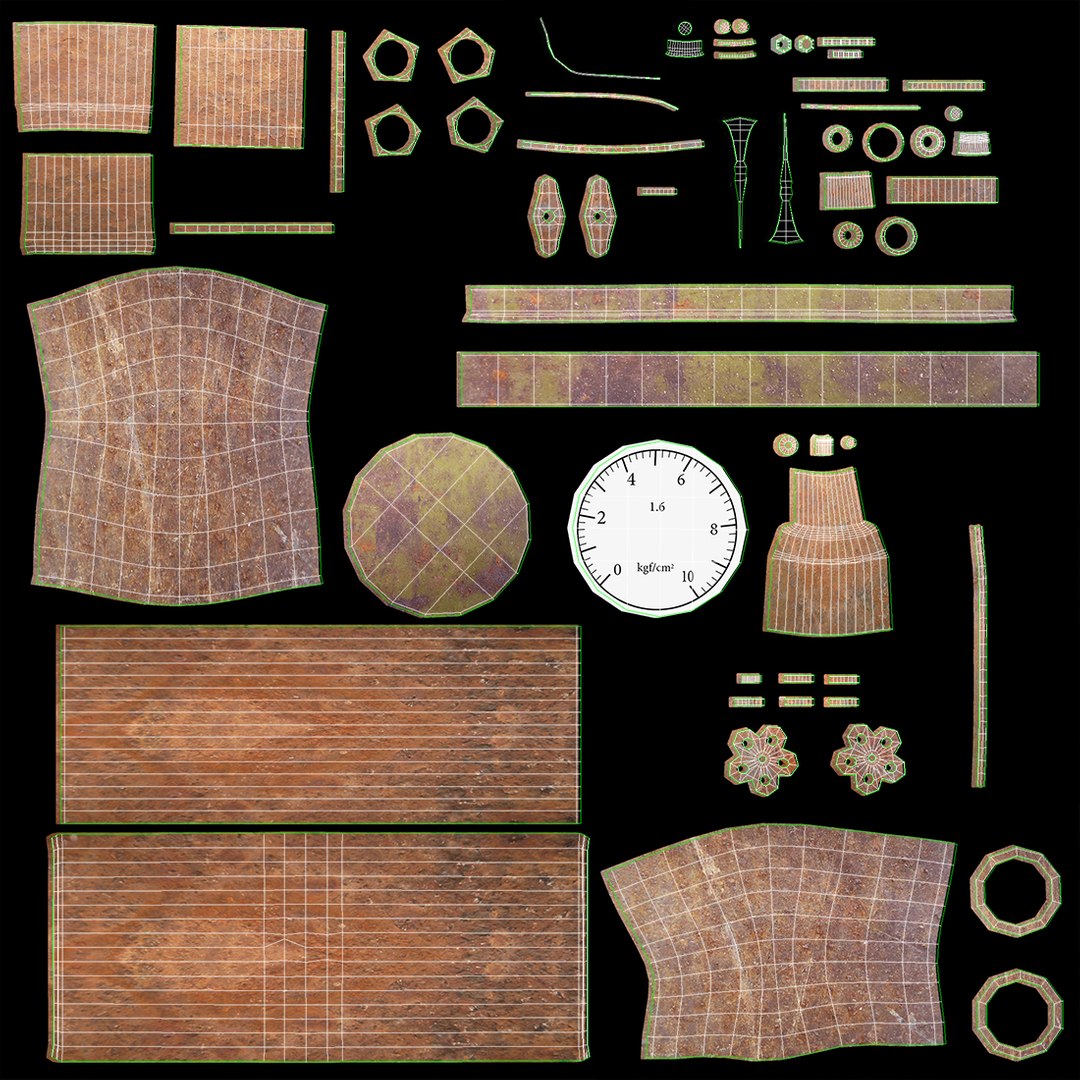 3d Model Of Pipes