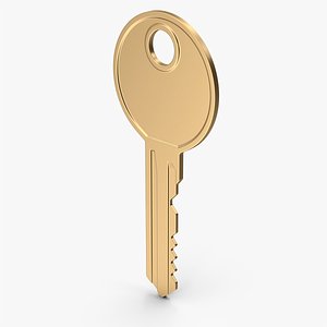 3D model Gold Key