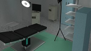 3D operating theatre model