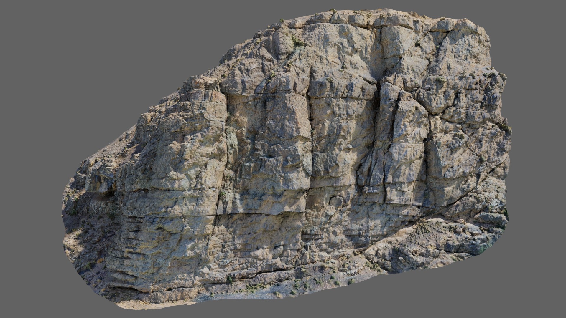 3D Model Mountain Peak Scanned - TurboSquid 1928728