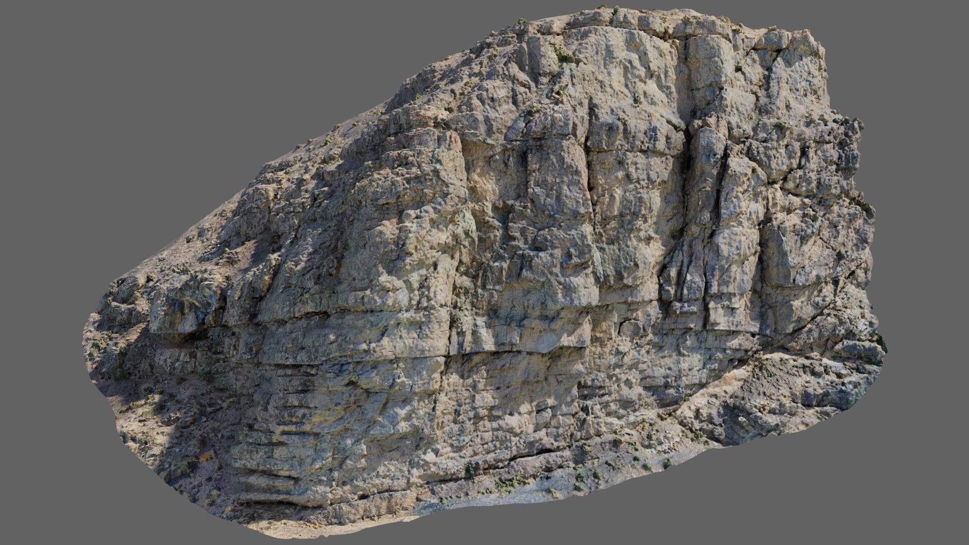 3D Model Mountain Peak Scanned - TurboSquid 1928728