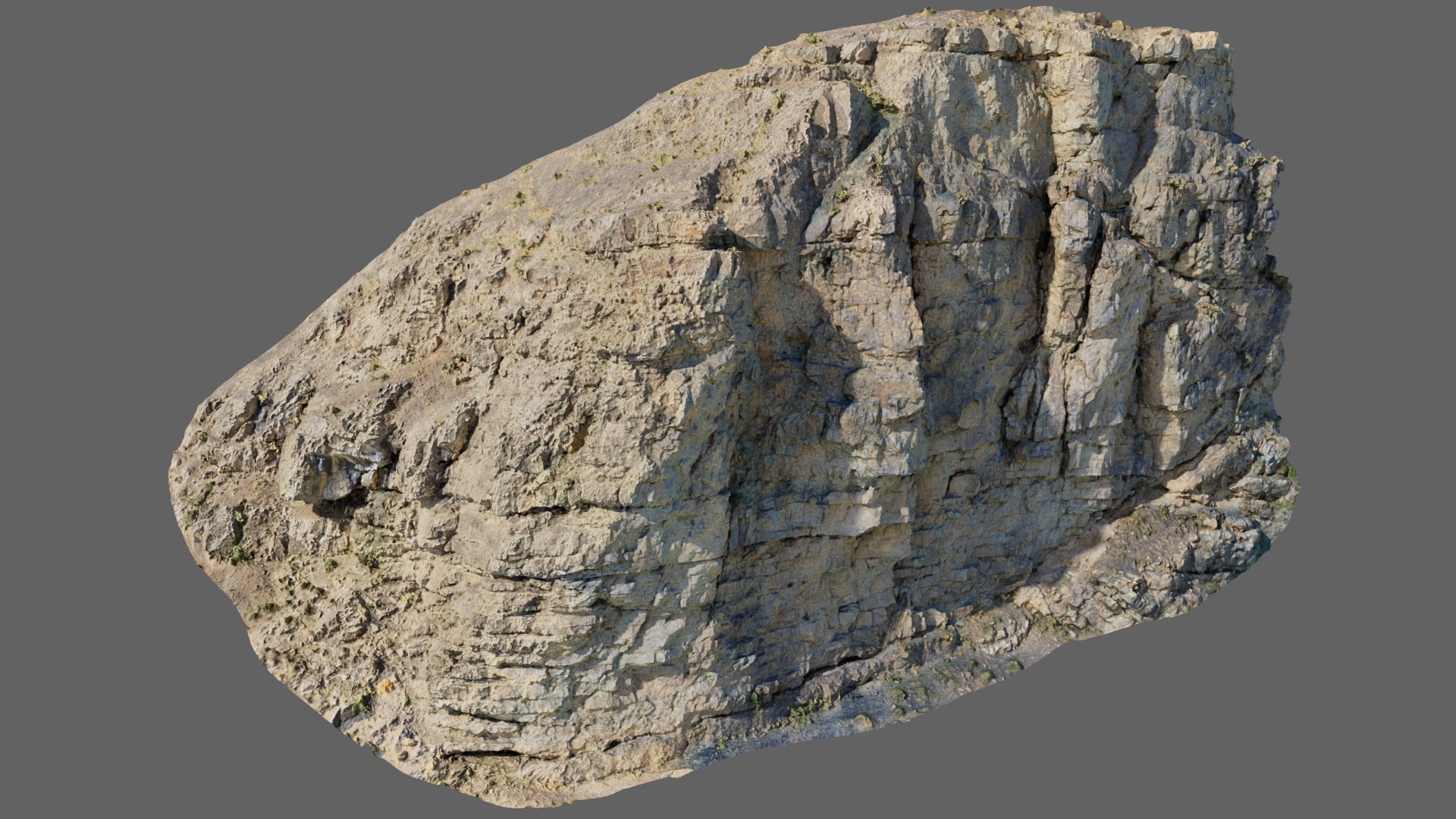 3D Model Mountain Peak Scanned - TurboSquid 1928728