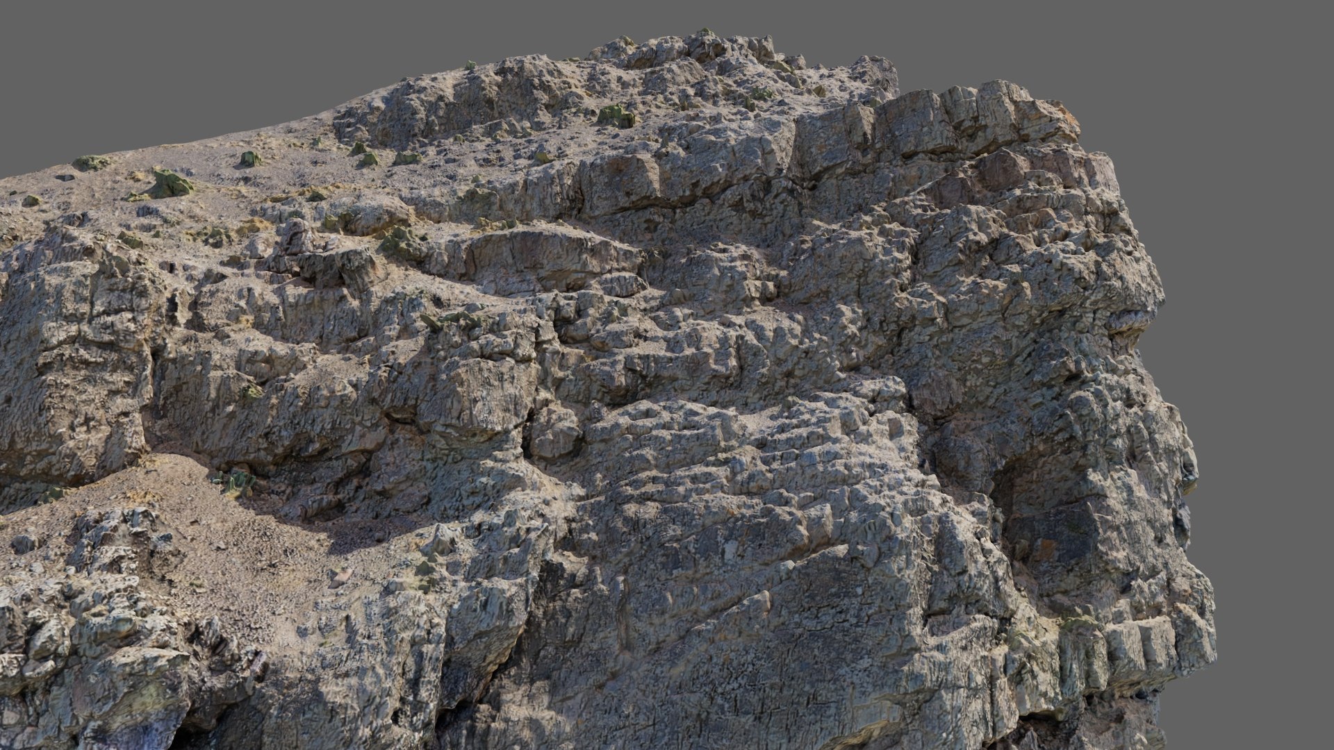3D Model Mountain Peak Scanned - TurboSquid 1928728