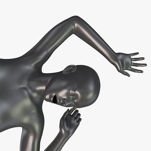 Mannequin Female 001 Pose 08 3D model