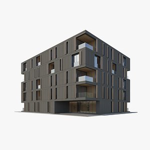 contemporary apartment house interior 3D model