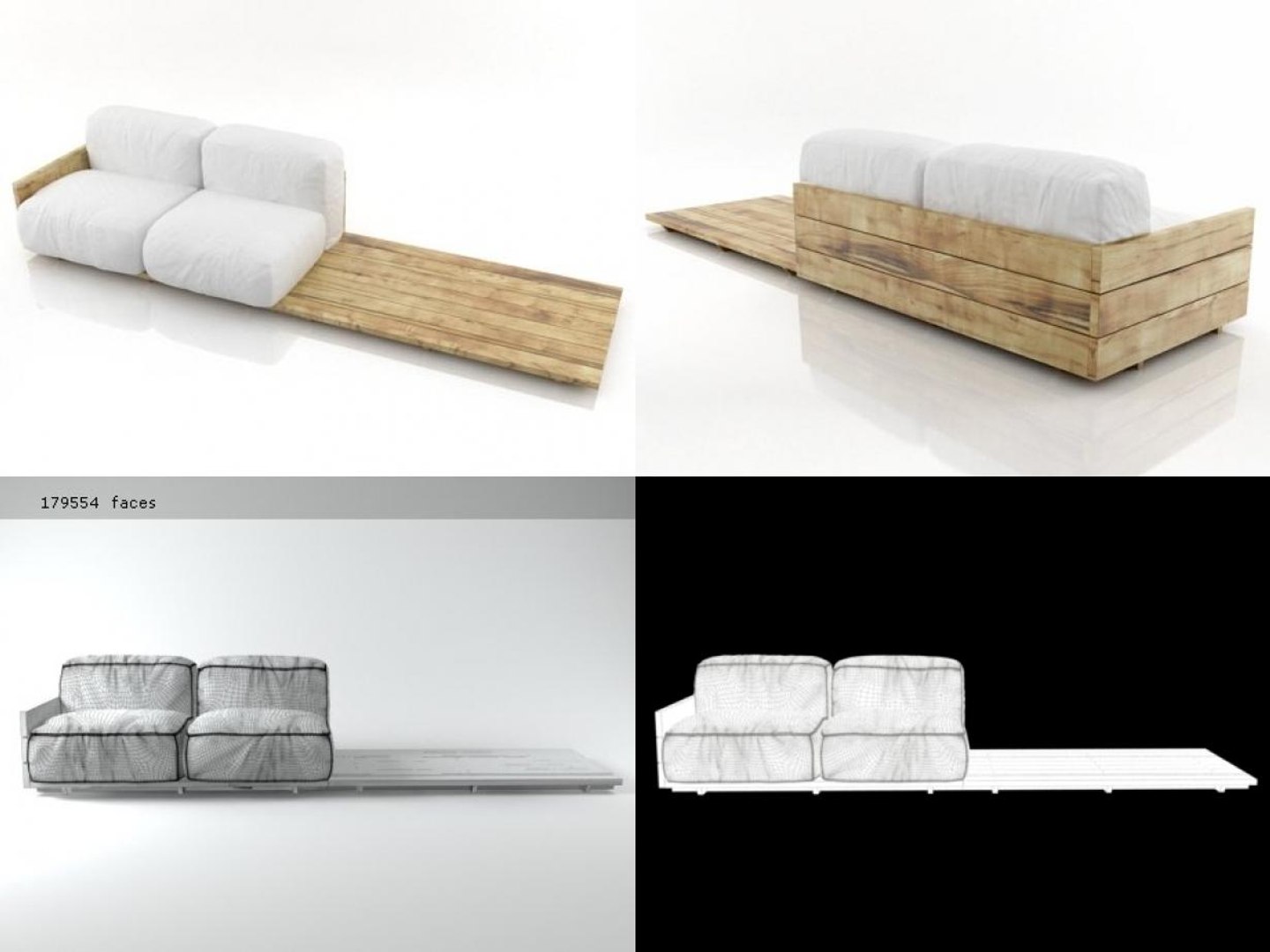 3D pallet set 01 model - TurboSquid 1175585