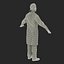 Male African American Surgeon 3D Model