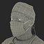 Male African American Surgeon 3D Model