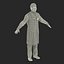 Male African American Surgeon 3D Model