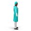 Male African American Surgeon 3D Model