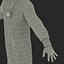 Male African American Surgeon 3D Model
