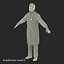 Male African American Surgeon 3D Model