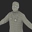 Male African American Surgeon 3D Model