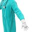 Male African American Surgeon 3D Model