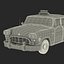 3d old nyc checker cab model