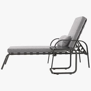 Sun Lounger Detailed 3D model