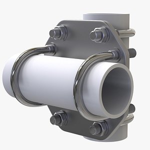 pipe crossover plate kit 3D model