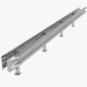 3D model Road Safety Barrier