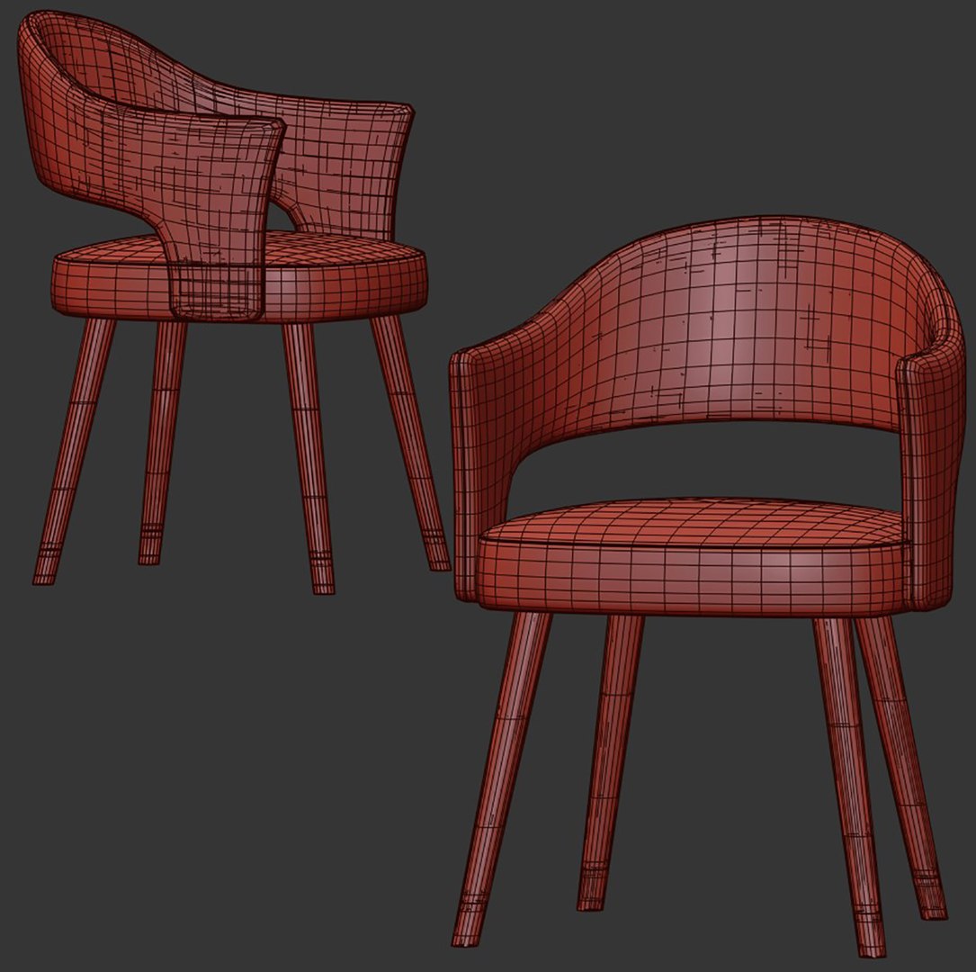 Modern Dining Chair Model - TurboSquid 1894993