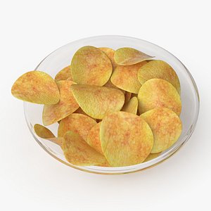 3d chips real realistic model
