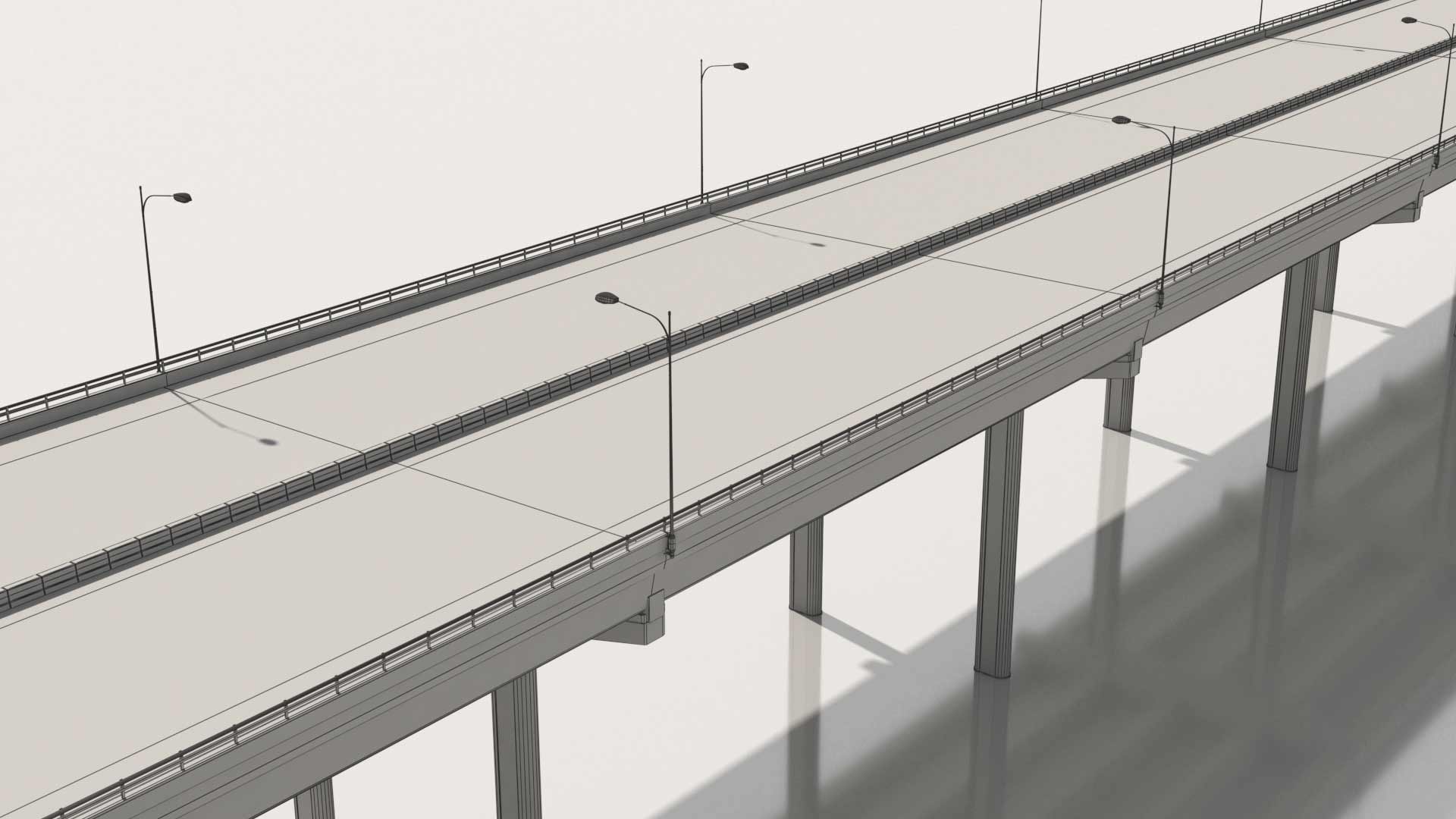 Highway PBR - Wide Road Modular 3d Model 3 Model - TurboSquid 2257090