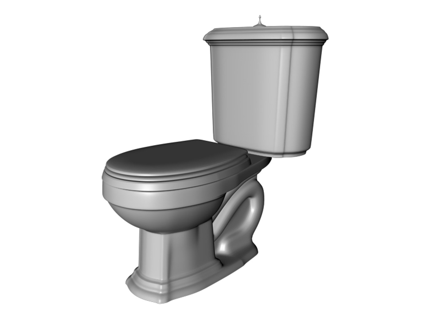 kohler portrait toilet 3d model